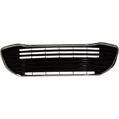 GRILLE LOWER FR PTD GLOSS BLACK W/ CHROME OUTER MOLDING W/O SENSOR