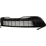 GRILLE LOWER GLOSSY BLACK BAR STYLE W/O SENSOR L/LE — photo 1