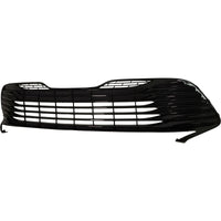GRILLE LOWER GLOSSY BLACK BAR STYLE W/O SENSOR L/LE