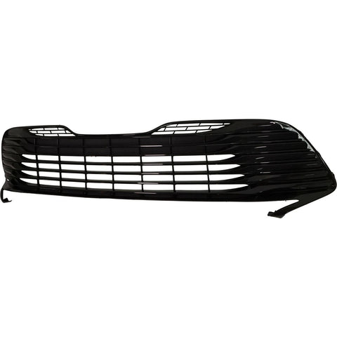 GRILLE LOWER GLOSSY BLACK BAR STYLE W/O SENSOR L/LE
