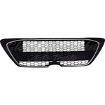 GRILLE LOWER FR TEXTURED BLACK W/PTD SILVER MOLDING XLE W/O TOW HOOK — photo 2