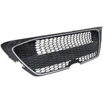 GRILLE LOWER FR TEXTURED BLACK W/PTD SILVER MOLDING/TOW HOOK XLE — photo 3
