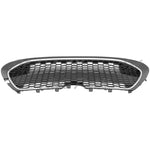 GRILLE LOWER FR TEXTURED BLACK W/PTD SILVER MOLDING/TOW HOOK XLE — photo 5