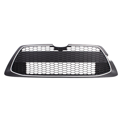 GRILLE LOWER FR TEXTURED BLACK W/PTD SILVER MOLDING/TOW HOOK XLE