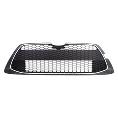 GRILLE LOWER FR TEXTURED BLACK W/PTD SILVER MOLDING/TOW HOOK XLE