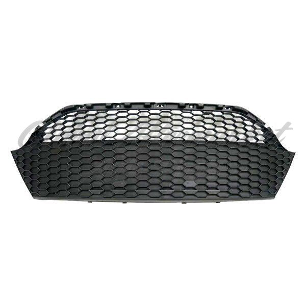GRILLE LOWER FR BLACK W/O CHORME MOLDING FOR USE W/ FOGS