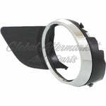 FOG LAMP BEZEL FR LH MATTE-BLACK W/CHROME MLD EXCLUDE SE — photo 4