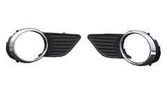 FOG LAMP BEZEL FR LH MATTE-BLACK W/CHROME MLD EXCLUDE SE