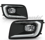 FOG LAMP BEZEL FR LH TEXTURED BLACK W/GRAY MOULDING — photo 1