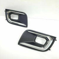 FOG LAMP BEZEL FR LH TEXTURED BLACK W/CHROME MOULDING