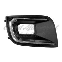 FOG LAMP BEZEL FR RH TEXTURED BLACK W/CHROME MOULDING