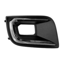 FOG LAMP BEZEL FR RH TEXTURED BLACK W/CHROME MOULDING