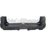 BUMPER RR PRIMED W/TOP PAD/SENSOR/GROOVE FOR MOLDING STRIP / 2014 UP LTD/NIGHTSHADE/TRD SPRTS/2010-13 SR5 W/CHROME — photo 2