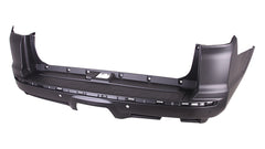 BUMPER RR PRIMED W/TOP PAD/SENSOR/GROOVE FOR MOLDING STRIP / 2014 UP LTD/NIGHTSHADE/TRD SPRTS/2010-13 SR5 W/CHROME