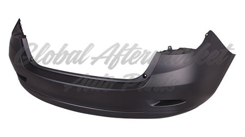 BUMPER RR PRIMED W/TEXTURED LOWER W/O SENSOR