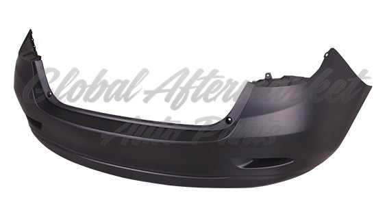 BUMPER RR PRIMED W/TEXTURED LOWER W/O SENSOR