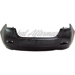 BUMPER RR PRIMED W/TEXTURED LOWER W/O SENSOR — photo 2