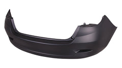 BUMPER RR PRIMED W/TEXTURED LOWER W/O SENSOR CAPA