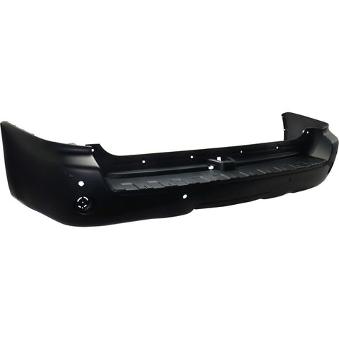 BUMPER RR PRIMED W/TEXTURED TOP PAD W/SENSOR LTD/PLATINUM MODEL
