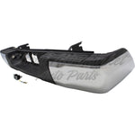 BUMPER RR ASSY W/O SENSOR HOLE CHROME — photo 3