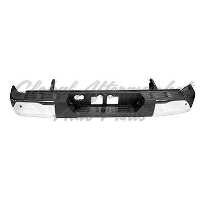BUMPER RR ASSY W/SENSOR HOLE CHROME