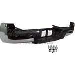 BUMPER RR ASSY W/O TOWING HOOK W/SENSOR HOLE CHROME — photo 2