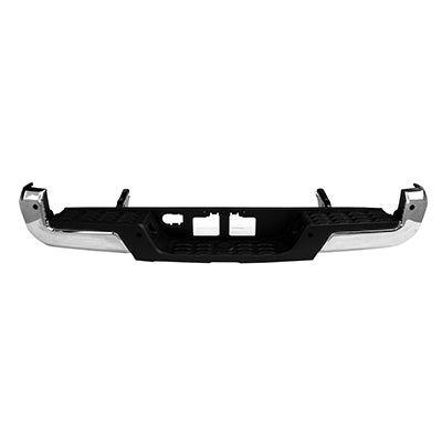 BUMPER RR ASSY W/O TOWING HOOK W/SENSOR HOLE CHROME