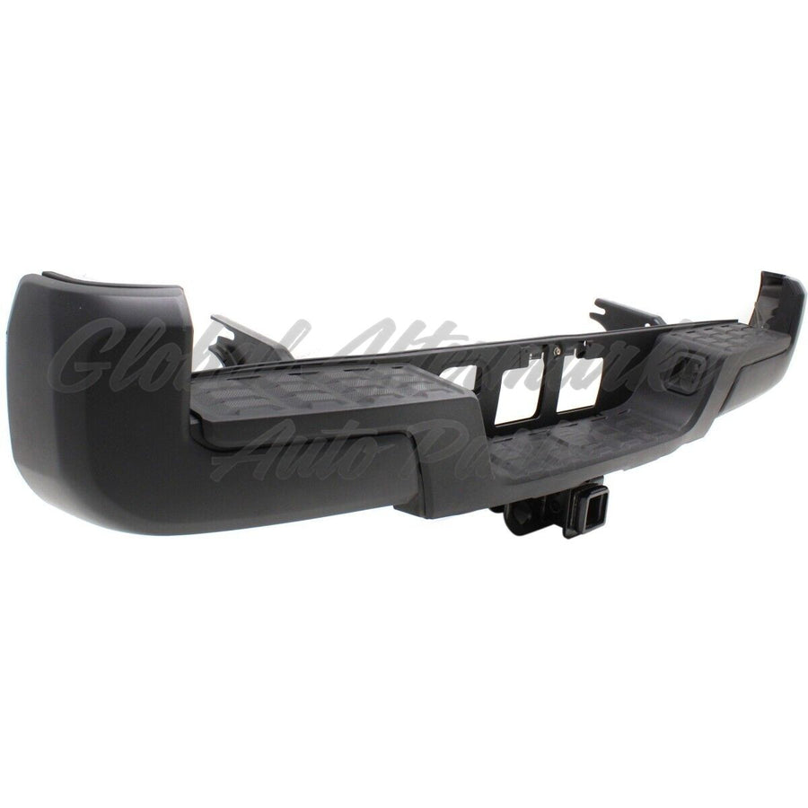 BUMPER RR ASSY W/TOWING HOOK W/O SENSOR HOLE BLACK
