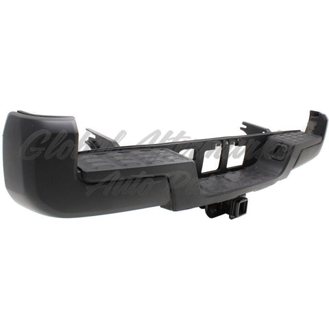 BUMPER RR ASSY W/TOWING HOOK W/O SENSOR HOLE BLACK