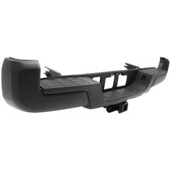 BUMPER RR ASSY W/TOWING HOOK W/O SENSOR HOLE BLACK