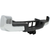 BUMPER RR ASSY W/TOWING HOOK W/O SENSOR HOLE CHROME