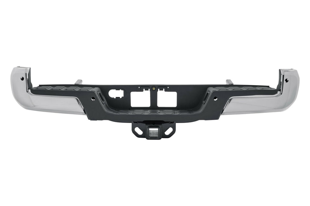 BUMPER RR ASSY W/TOWING HOOK/SENSOR HOLE CHROME