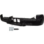 BUMPER RR ASSY W/O TOWING HOOK W/SENSOR HOLE BLACK — photo 3