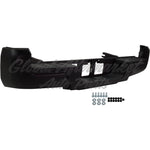 BUMPER RR ASSY W/O TOWING HOOK W/SENSOR HOLE BLACK — photo 2