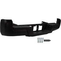 BUMPER RR ASSY W/O TOWING HOOK W/SENSOR HOLE BLACK