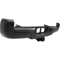 BUMPER RR ASSY W/TOWING HOOK/SENSOR HOLE BLACK
