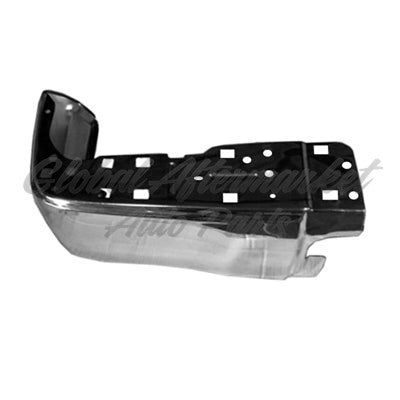 BUMPER END RR LH CHROME W/O SENSOR HOLE CAPA