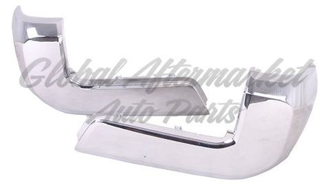 BUMPER END RR LH W/O HOLE CHROME