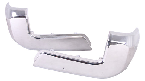 BUMPER END RR LH W/O HOLE CHROME