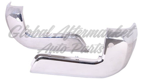 BUMPER END RR LH W/HOLE CHROME