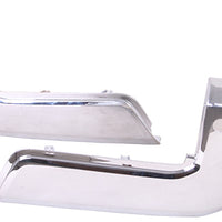 BUMPER END RR LH W/HOLE CHROME