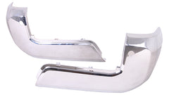 BUMPER END RR LH W/HOLE CHROME