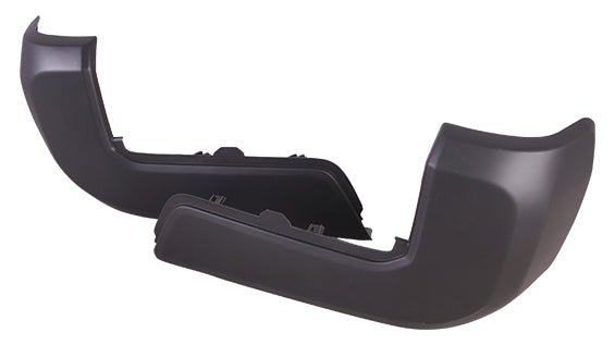 BUMPER END RR LH W/O PARKING ASSIST MATTE DARK GRAY CAPA
