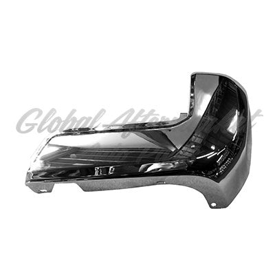 BUMPER END RR RH W/O HOLE CHROME