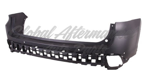 BUMPER RR UPPER PRIMED W/SENSOR USE W/CHROME REFLECTOR LIGHT TRIM CAPA