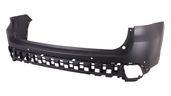 BUMPER RR UPPER PRIMED W/SENSOR USE W/CHROME REFLECTOR LIGHT TRIM