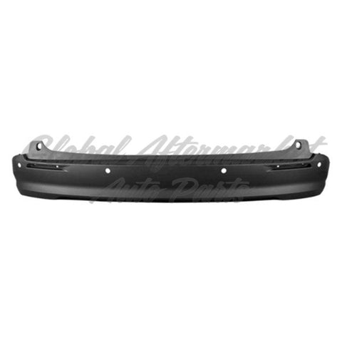 BUMPER RR LOWER TEXTURED DARK GRAY W/PARK ASSIST SENSOR / LE/XLE/WOODLAND MODELS