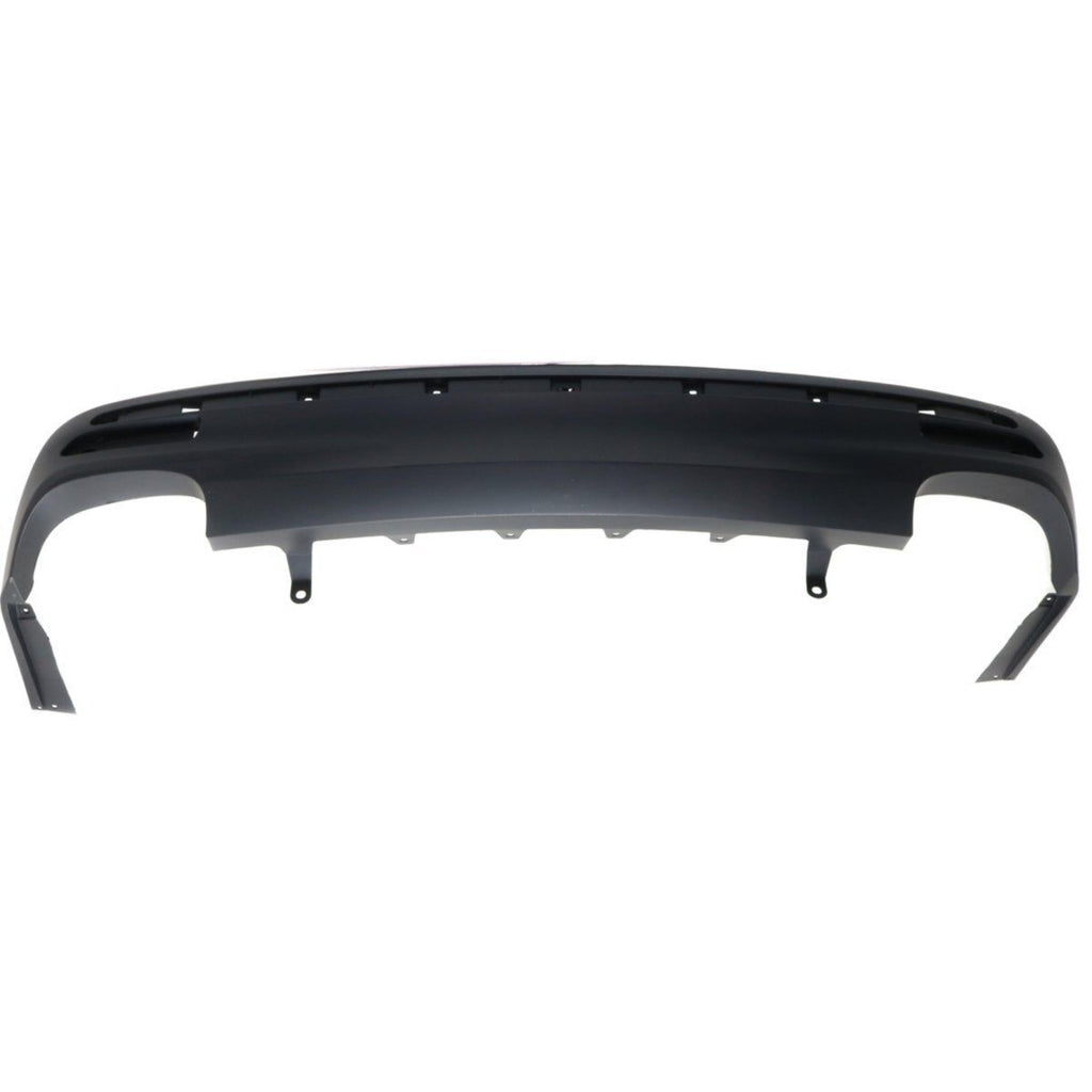 BUMPER RR TEXTURED FINISH DUAL EXHAUST W/ MOLDING GROOVE EXCLUDE HB