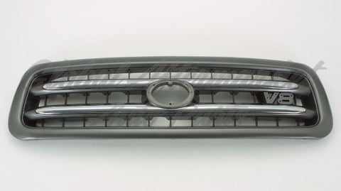 GRILLE W/CHROME MOULDING PTM LTD