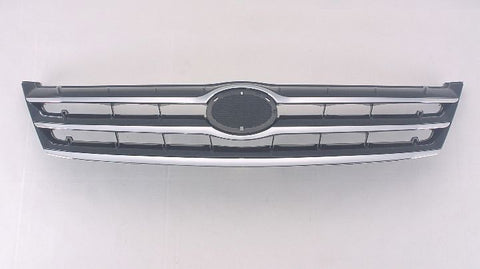 GRILLE BLACK W/CHROME MOULDING